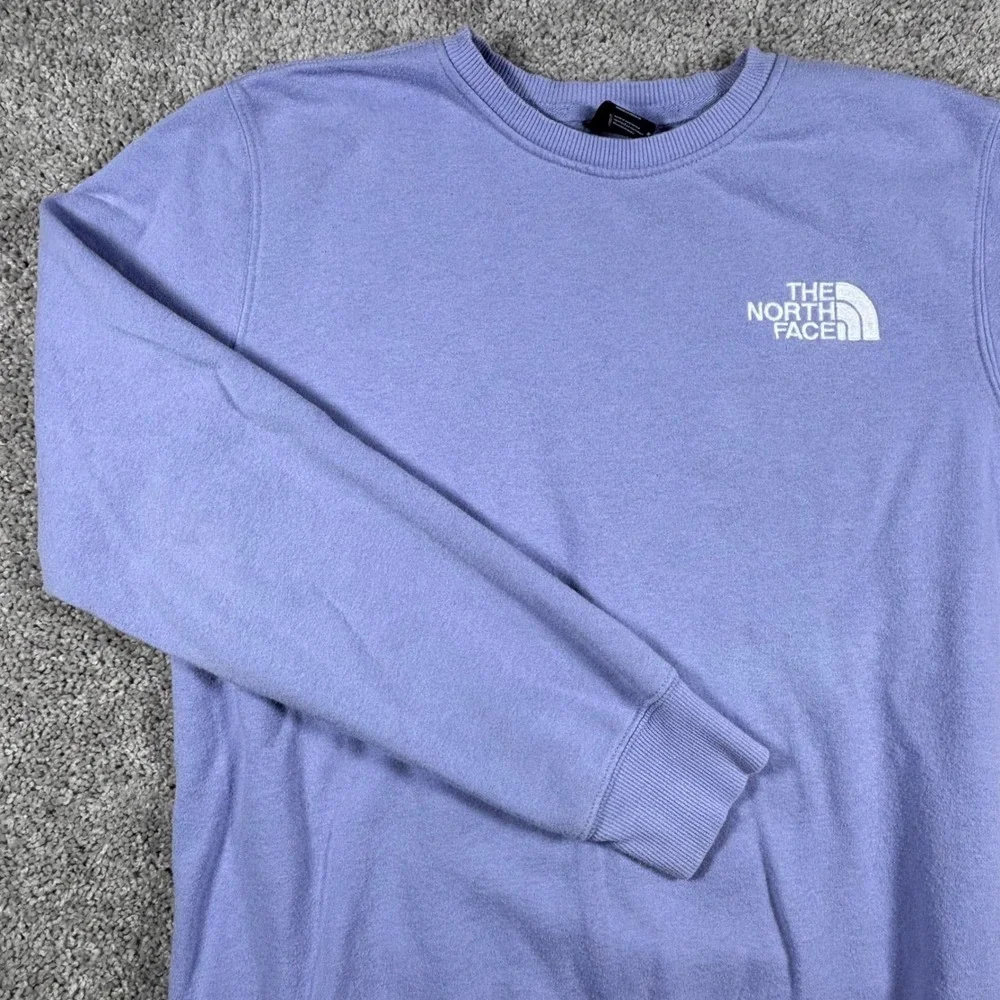 The North Face Crew Neck Sweatshirt Unisex‎ Medium Purple Pullover: READ